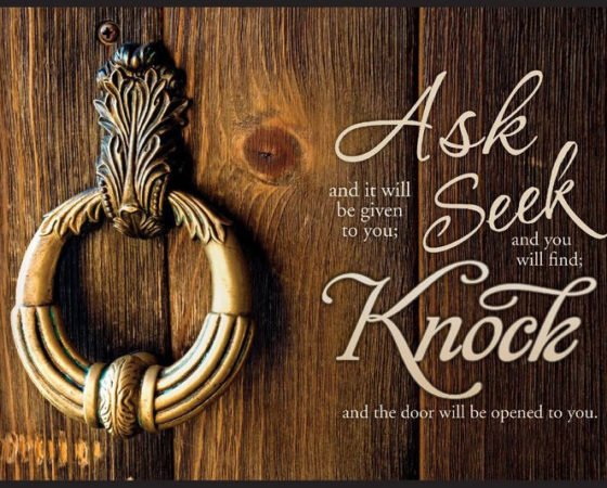 Ask Seek Knock Believe (Week 1)