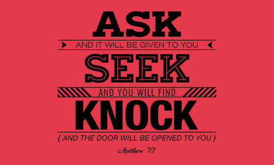 Ask Seek Knock Believe (Week 5)