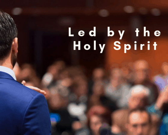 Led by the Holy Spirit 4